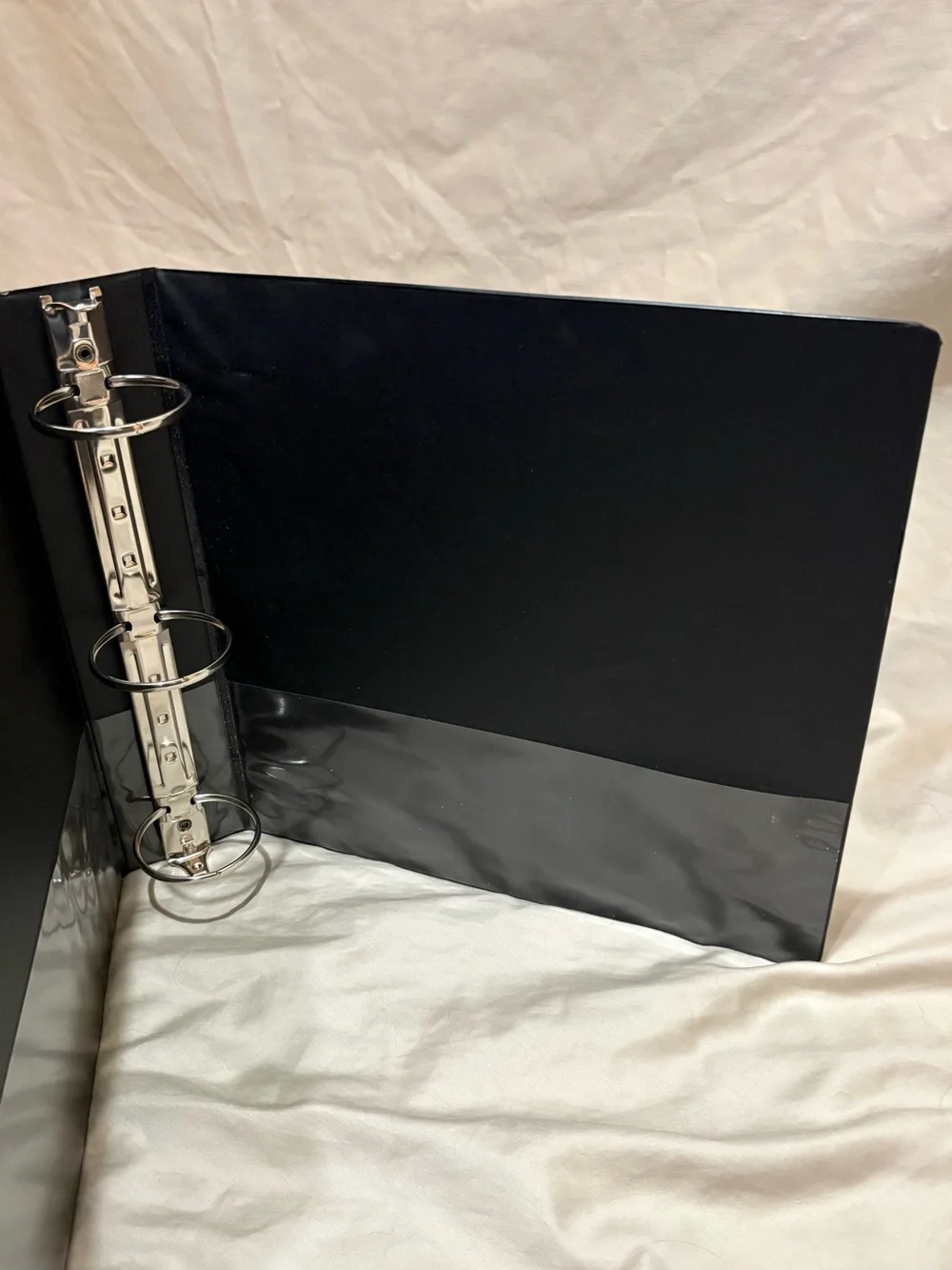 Set of 4 Black & White- 2-3.5 inch- 3 Ring Binders
